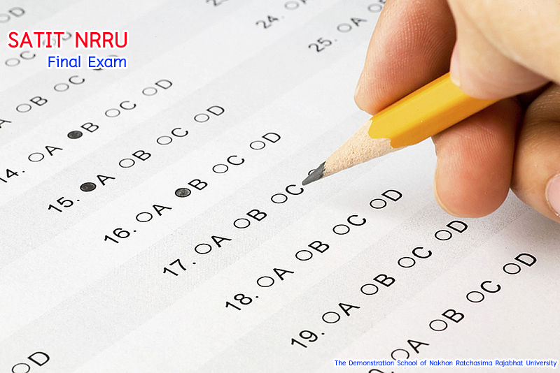 ตารางสอบกลางปี ปีการศึกษา 2557 (ป.1-ป.6)